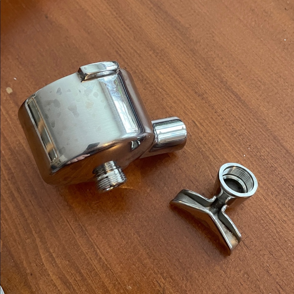 Portafilter 54mm Two Ear Double Spout w/Detachable handle and Spout - Espresso - Picture 2 of 13